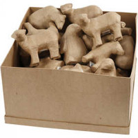 Pooldieren, h: 10-12 cm, 35stuks [HOB-51049]