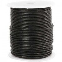 Leerkoord, dikte 2 mm, zwart, 50m [HOB-51541]