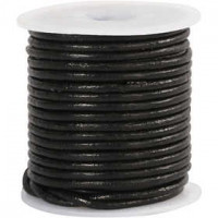Leerkoord, dikte 2 mm, zwart, 10m [HOB-51549]