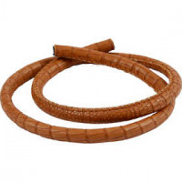 Krokodillenkoord, dikte 6 mm, bruin, 50cm [HOB-51562]