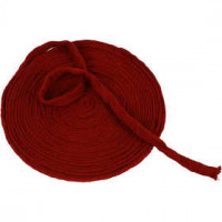 Rondgebreide tube, b: 15 mm, antiek rood, 10m [HOB-53801]