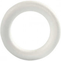 Ring, buitenmaat 17 cm, dikte 30 mm, wit, styropor, 1stuk [HOB-54317]