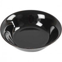 Schaaltjes, d: 16,5 cm, h: 4,5 cm, 6 stuks, zwart [HOB-55591]