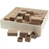 Dozen, h: 2,5-5 cm, MDF, 60stuks [HOB-56753]