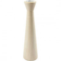 Kandelaar, h: 23 cm, d: 6 cm, populier, 1stuk [HOB-56759]