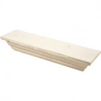 Plank, afm 45,5x12,5x8,2 cm, grenen, triplex, 1stuk [HOB-57392]