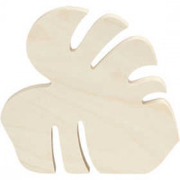 Blad, h: 24 cm, b: 25 cm, triplex, 1stuk, dikte 19 mm [HOB-57909]