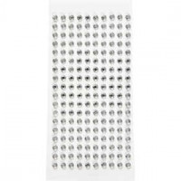 Strasstenen , zilver, d: 5 mm, 144stuks [HOB-586042]