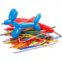 Ballonnen, diverse kleuren, l: 152 cm, modelleren, 100stuks [HOB-59106]