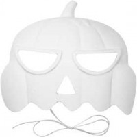 Masker, pompoen, h: 15 cm, b: 19 cm, 1stuk [HOB-592450]