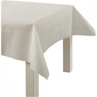 Tafelkleed van imitatiestof, crème, b: 125 cm,  70 g/m2, 10m [HOB-594021]