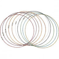 Draad met schroefsluiting, dikte 1 mm, l: 45 cm, 20div [HOB-61592]