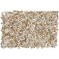 Rocailles, afm 15/0 , d: 1,7 mm, rosé goud, 500gr, gatgrootte 0,5-0,8 mm [HOB-68689]