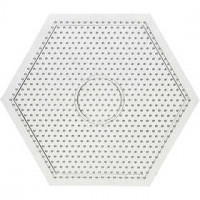 Onderplaat, afm 15x15 cm, grote zeskant, 10stuks [HOB-75590]