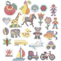 Onderplaten, afm 7x7,5-14x16 cm, transparant, 4x10dozen [HOB-75591]