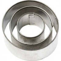 Uitstekers, grootste maat 40x40 mm, Rond, 3stuks [HOB-78780]