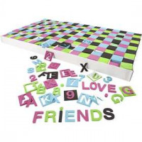 EVA Foam Cijfers & Letters, afm 30x30 mm, dikte 3 mm, turquoise, groen, roze, zwart, 1800div [HOB-79007]