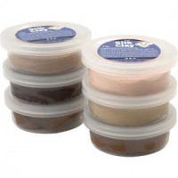 Silk Clay®, skin colours, 6x14gr [HOB-79142]