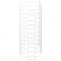 Papier opslagrek, afm 305x305 mm, h: 800 mm, topmodule - 12 planken, 1set [HOB-93247]