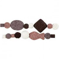 Luxe kralen, d: 6-37 mm, gatgrootte 2 mm, 1 set, antiek roze harmonie [HOB-99058]
