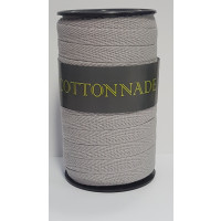 Krullint Cottonnade Zilver 10mm x 20 meter (1 rol) [HV-CTN10SI]