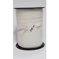 Krullint Tweekleurig Wit 10mm x 250 meter (1 rol) [HV-PAP10W]