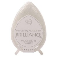 Inktkussen Brilliance Dew drops Moonlight White (1 st) [BD-000-080]