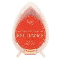 Inktkussen Brilliance Dew drops Rocket Red gold (1 st) [BD-000-096]