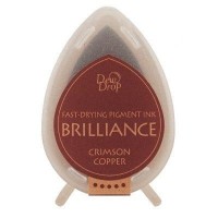 Inktkussen Brilliance Dew drops Crimson Copper (1 st) [BD-000-097]