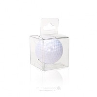 Plastic Doosjes 4,3x4,3x4,4cm Kristalhelder met Hanger in het midden (25 stuks) [CHFB324]