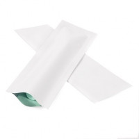 Plastic Zakken Mat Wit 3,8x12,7cm Sealbaar permanente Sluiting (100 stuks) [CRB5W]