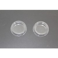 Plastic Deksel Rond 6,4x6,4x15,4 cm (100 stuks) [CLR2]