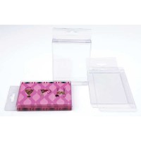 Plastic Doosjes 11,4x1,3x14,9cm met Hanggedeelte (25 stuks) [HFB6]