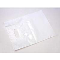 Draagtassen Plastic 33x38,1cm 45 Micron LDPE (50 stuks) [H1315WT4]
