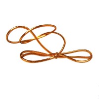 Versierelastiek Metallic Koper 25,5cm (50 stuks) [10MC]