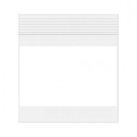 Gripzakken met Schrijfvlak 5x5cm PE 50 micron (100 stuks) [2WE22]