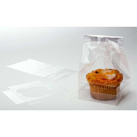 Zakkenset voor Jumbo Cupcakes 10,2x10,2x22,8cm (100 stuks) [CBG3]