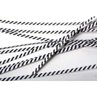 Bindstrips 15,2x0,4cm Papier Wit/Zwart gestreept (1000 stuks) [TT6WKS]