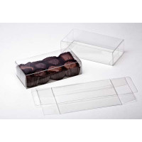 Plastic Doosjes voor Chocolade 7x3,7x14cm Voedselveilig (25 stuks) [FPB230]