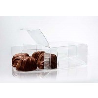 Plastic Doosjes voor Chocolaatjes 7x3,7x7cm met Interieur (100 stuks) [CNDY227]