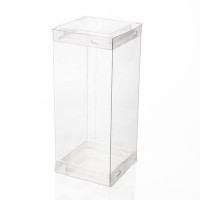 Plastic Koker Vierkant 5,4x5,4x15,2cm (25 stuks) [CTSS26]