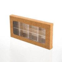 Kraftdoosjes voor Snoep Set voor 8 stuks 7x1,4x13,8cm (25 stuks) [CNDY273]