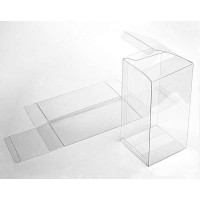 Plastic Doosjes 10,2x10,2x20,3cm Kristalhelder (25 stuks) [FB57]