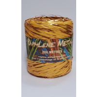 Krullint Raffia Metaal Curry 200 meter (1 rol) [HV-RAM200CU]