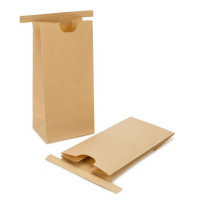 Zakken Kraft Bruin met Sluiting 8,6x6,4x19,7cm (100 stuks) [TTB1K]