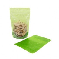 Stazakken Rijstpapier Transparant/Groen 11,9x7,6x18,4cm | 114 gram (100 stuks) [ZBGR46GC]