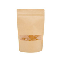Stazakken Kraft 15x9x23cm met Venster (100 stuks) [ZBGW7K]