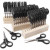 Kinderscharen met houder, l: 14 cm, 1 set, zwart, Keizerin boom [HOB-11199]