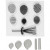 Stempels en snijmallen, afm 3-7,5 cm, 1 doos [HOB-117484]