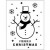 Embossing folder, d: 11x14 cm, dikte 2 mm, sneeuwpop, 1stuk [HOB-11752]